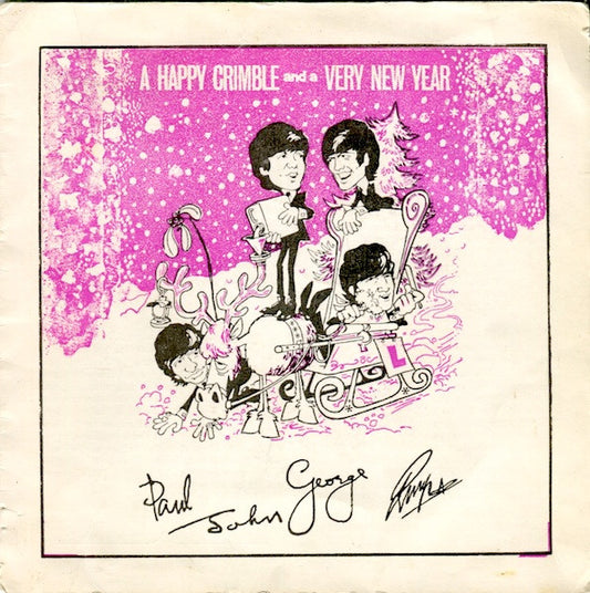 The Beatles : A Happy Crimble And A Very New Year (Flexi, 7", S/Sided, Ltd, Gat)