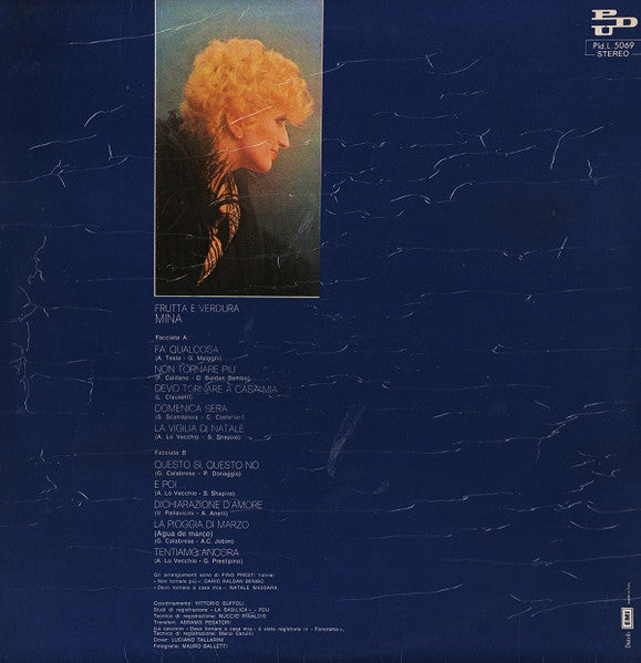 Mina (3) : Frutta E Verdura (LP, Album)