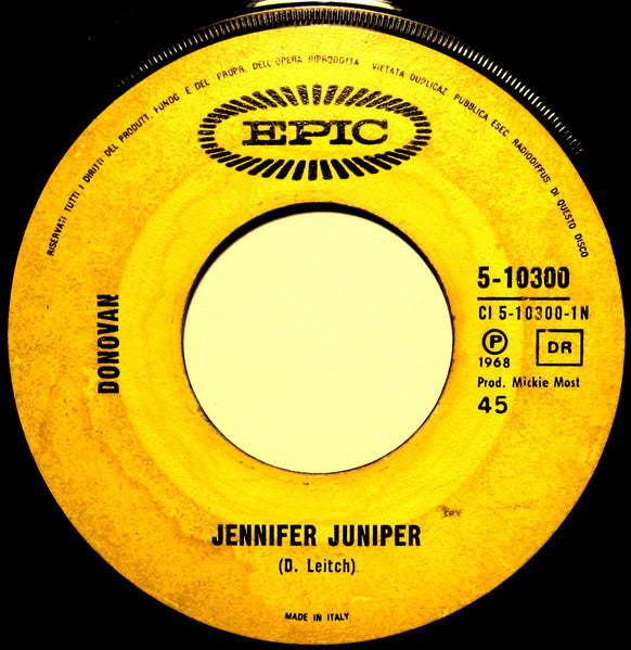 Donovan : Jennifer Juniper (7")