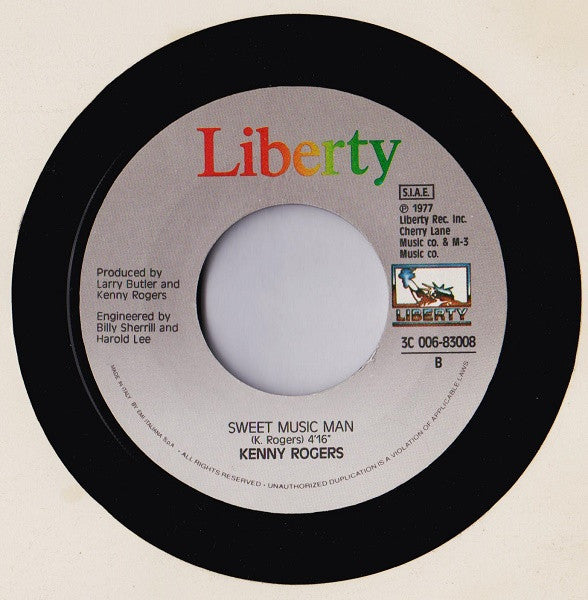 Kenny Rogers : Lady (7")