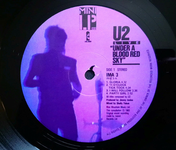 U2 : Live "Under A Blood Red Sky" (LP, MiniAlbum)