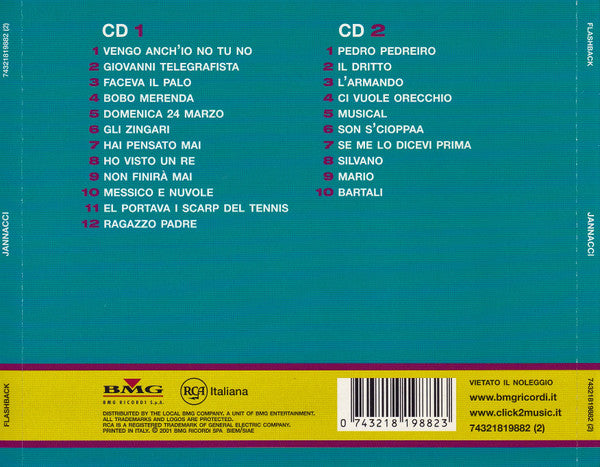 Enzo Jannacci : I Grandi Successi Originali (2xCD, Comp)