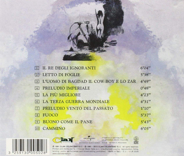 Adriano Celentano : Il Re Degli Ignoranti (CD, Album, RE, RM)