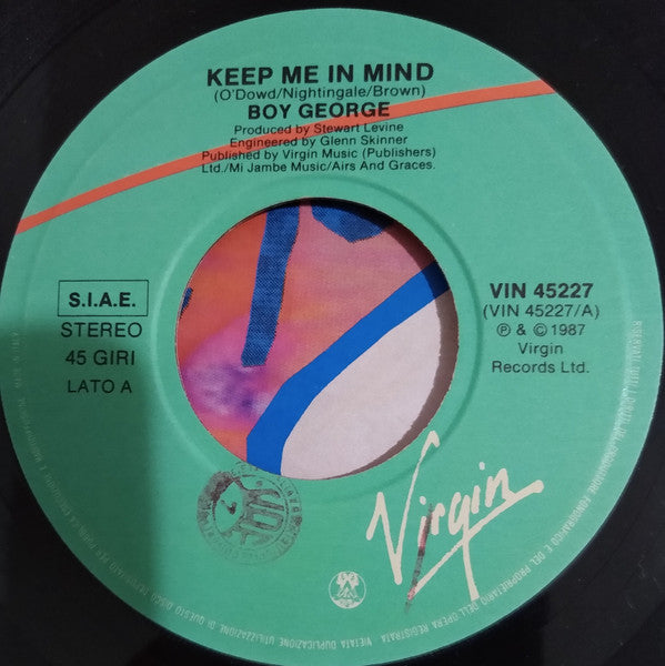Boy George : Keep Me In Mind (7", Single)