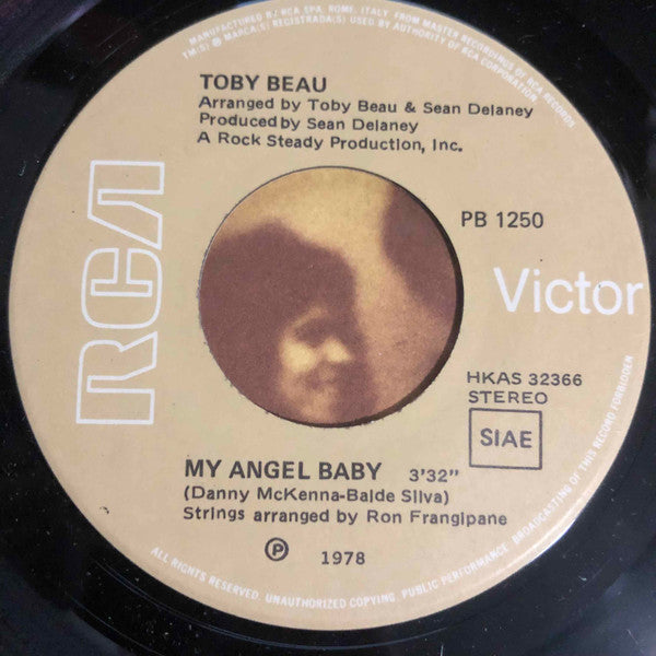 Toby Beau : My Angel Baby / California (7")