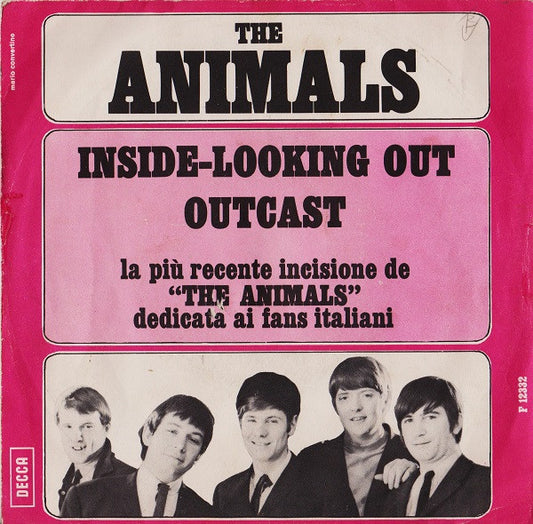 The Animals : Inside-Looking Out / Outcast (7")