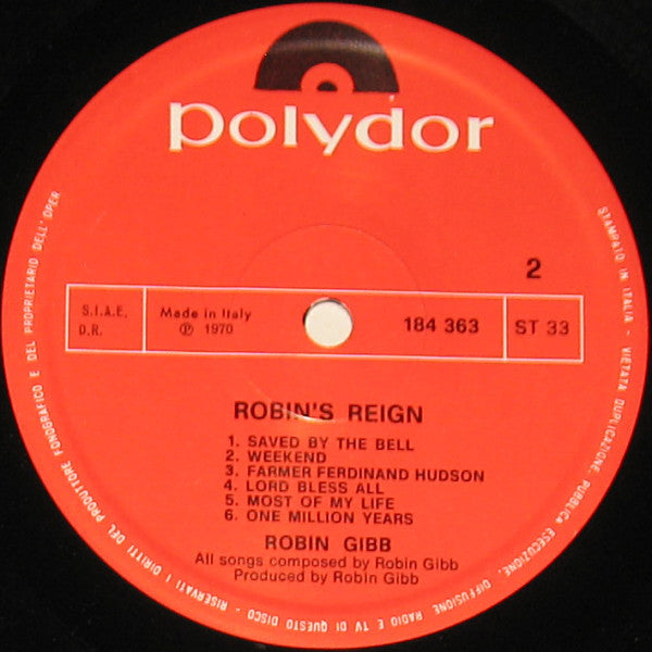 Robin Gibb : Robin's Reign (LP, Album)