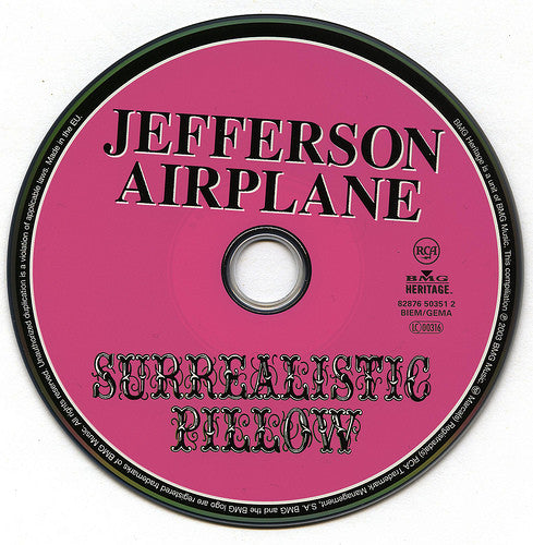 Jefferson Airplane : Surrealistic Pillow (CD, Album, RE, RM, Son)