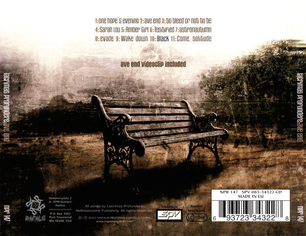 Lacrimas Profundere : Ave End (CD, Album, Enh)