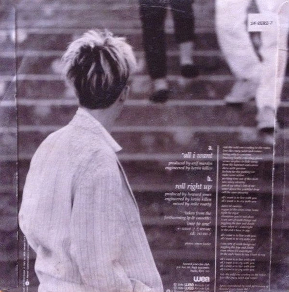 Howard Jones : All I Want (7")