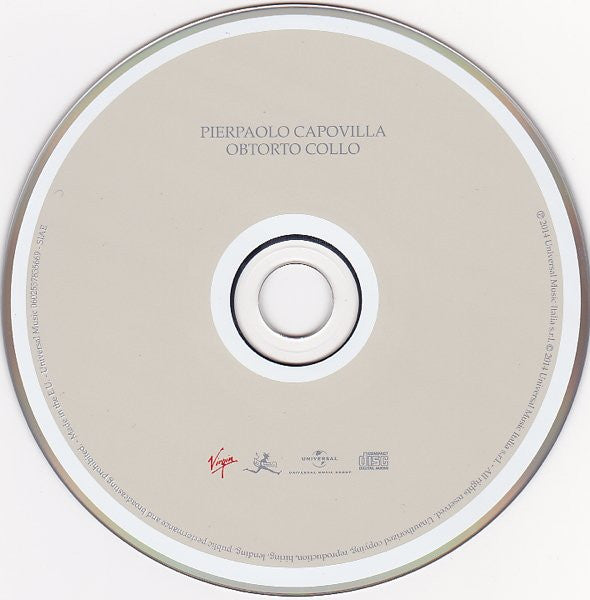 Pierpaolo Capovilla : Obtorto Collo (CD, Album)