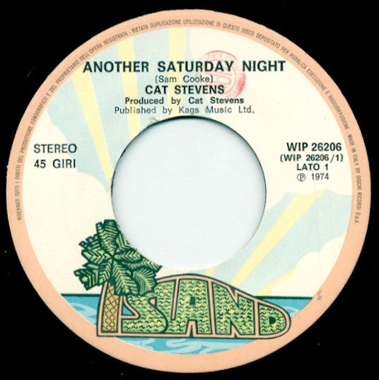 Cat Stevens : Another Saturday Night (7")