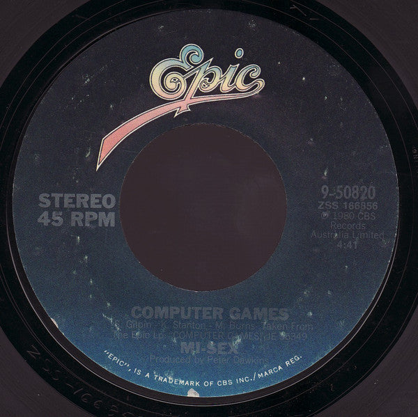 Mi-Sex : Computer Games (7", Single)