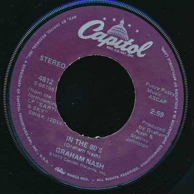 Graham Nash : In The 80's (7", Single)
