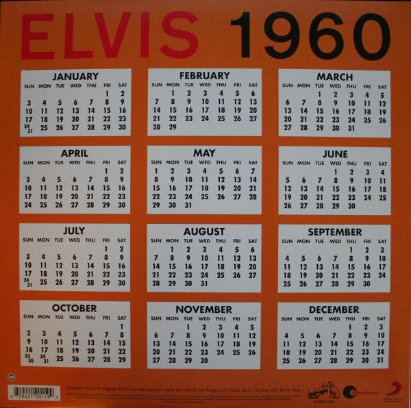 Elvis Presley : A Date With Elvis (LP, Comp, Mono, RE)