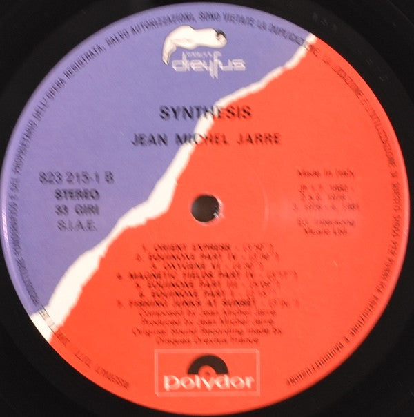 Jean-Michel Jarre : Synthesis (LP, Comp, RE)