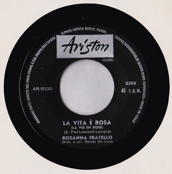Rosanna Fratello : Non Sono Maddalena (7")