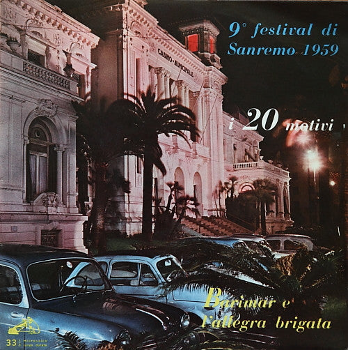 Barimar E L'Allegra Brigata : 9º Festival Di Sanremo 1959 (10")