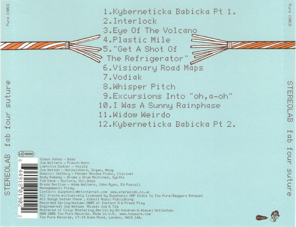 Stereolab : Fab Four Suture (CD, Comp)