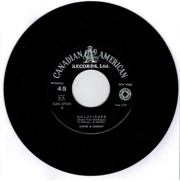 Santo & Johnny : Goldfinger / I Left My Heart In San Francisco (7")