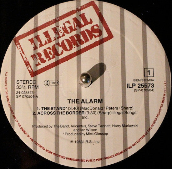 The Alarm : The Alarm (12", MiniAlbum)