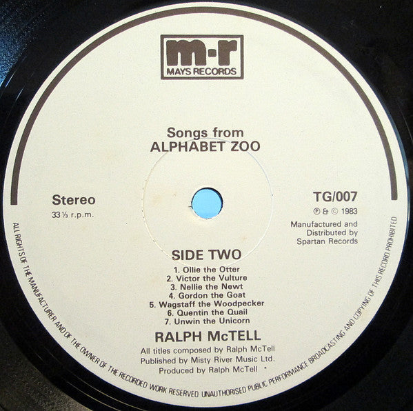 Ralph McTell : Songs From Alphabet Zoo (LP, Album)