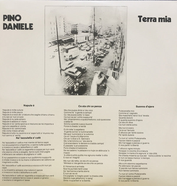 Pino Daniele : Terra Mia (LP, Album, RE)