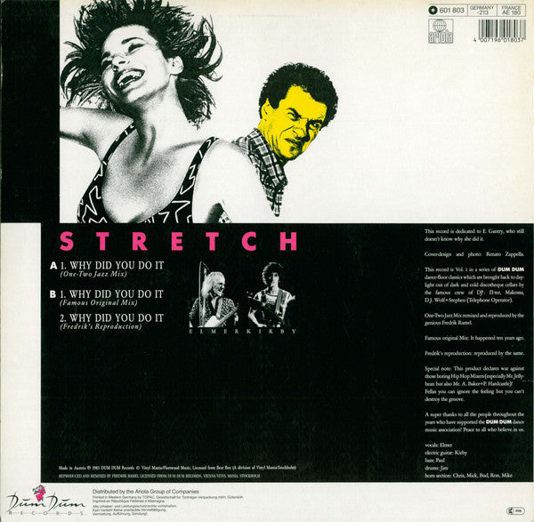 Stretch : Why Did You Do It (12", Maxi)