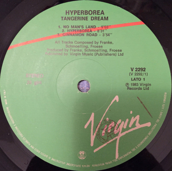 Tangerine Dream : Hyperborea (LP, Album)