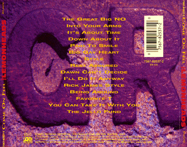 The Lemonheads : Come On Feel The Lemonheads (CD, Album, RE)
