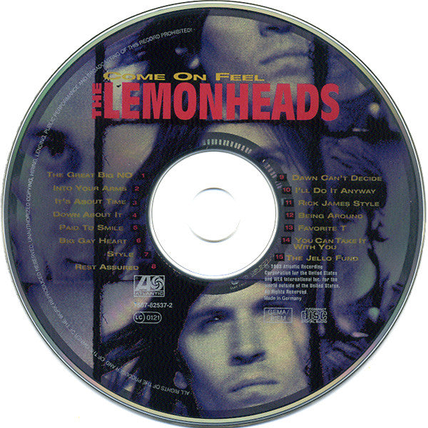 The Lemonheads : Come On Feel The Lemonheads (CD, Album, RE)