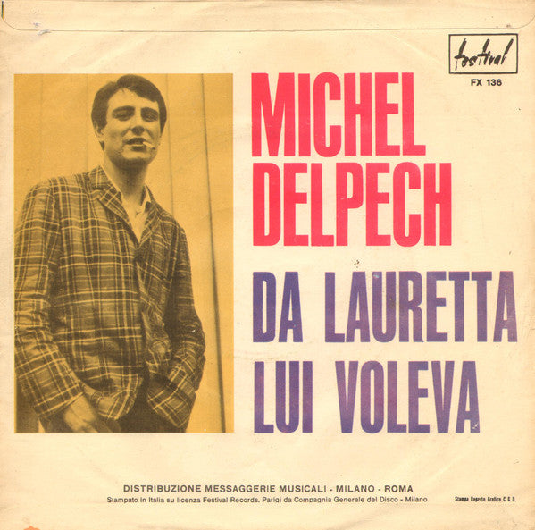Michel Delpech : Da Lauretta (7")