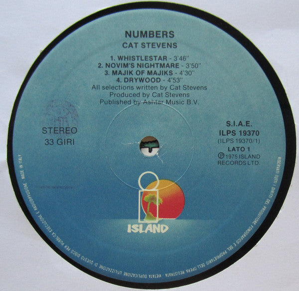 Cat Stevens : Numbers (LP, Album, Rei)