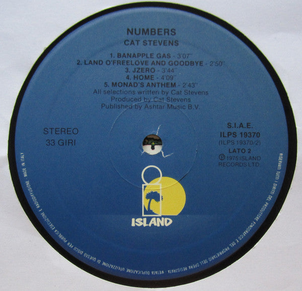 Cat Stevens : Numbers (LP, Album, Rei)