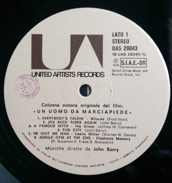 Various : Un Uomo Da Marciapiede  (LP, Album)