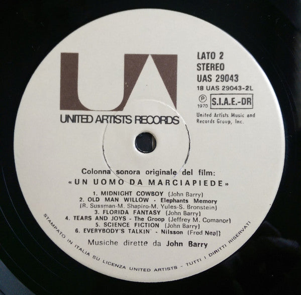 Various : Un Uomo Da Marciapiede  (LP, Album)