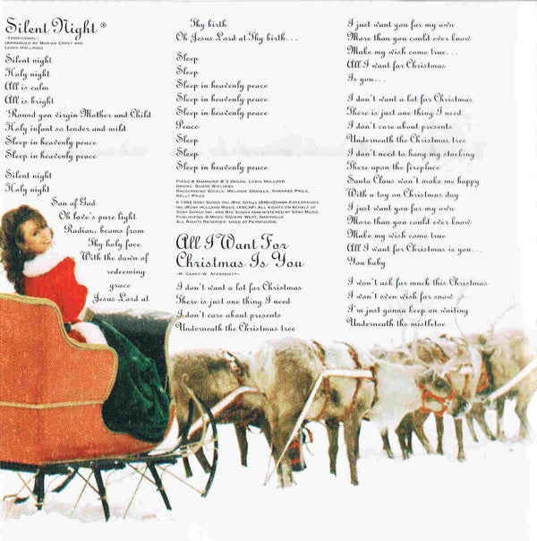 Mariah Carey : Merry Christmas (CD, Album, RE)