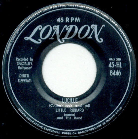 Little Richard And His Band : Lucille / Send Me Some Lovin' (7")