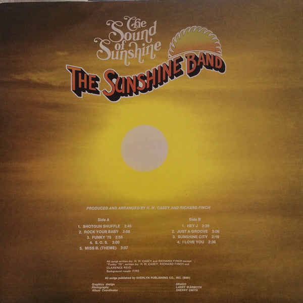 The Sunshine Band : The Sound Of Sunshine (LP, Album, Promo)