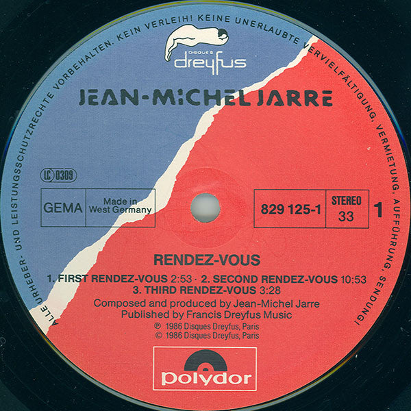 Jean-Michel Jarre : Rendez-Vous (LP, Album)