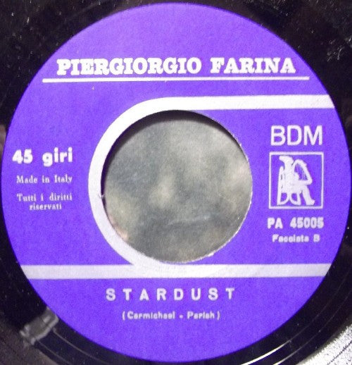 Piergiorgio Farina : Basta Così (7")