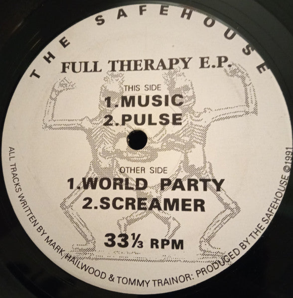The Safehouse : Full Therapy E.P. (12", EP)