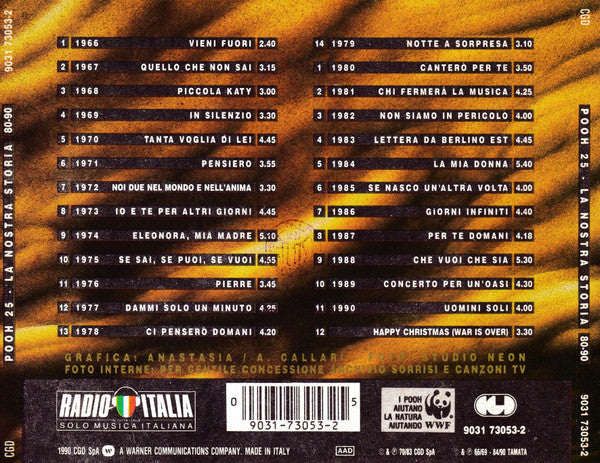 Pooh : Pooh 25 La Nostra Storia (2xCD, Comp)