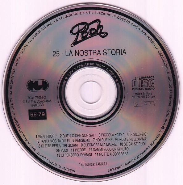 Pooh : Pooh 25 La Nostra Storia (2xCD, Comp)