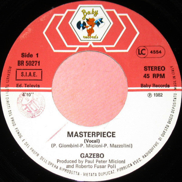 Gazebo : Master Piece (7", Single)