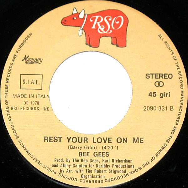 Bee Gees : Too Much Heaven (7", Single)