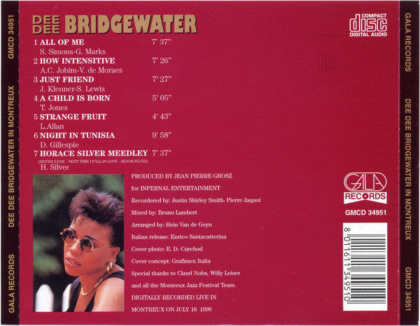 Dee Dee Bridgewater : In Montreux (CD, Album, RE)